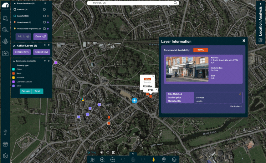Land Registry Search Nimbus® Maps